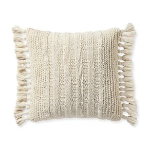 NEW Serena & Lily 24” knit handmade sweater pillow cover